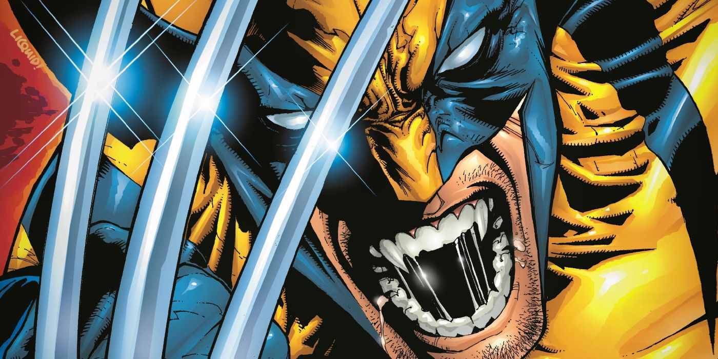 Wolverine with Metal Claws Comic