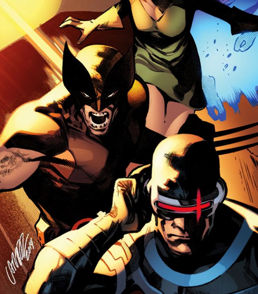 X-Men Wolverine Cyclops Vertical