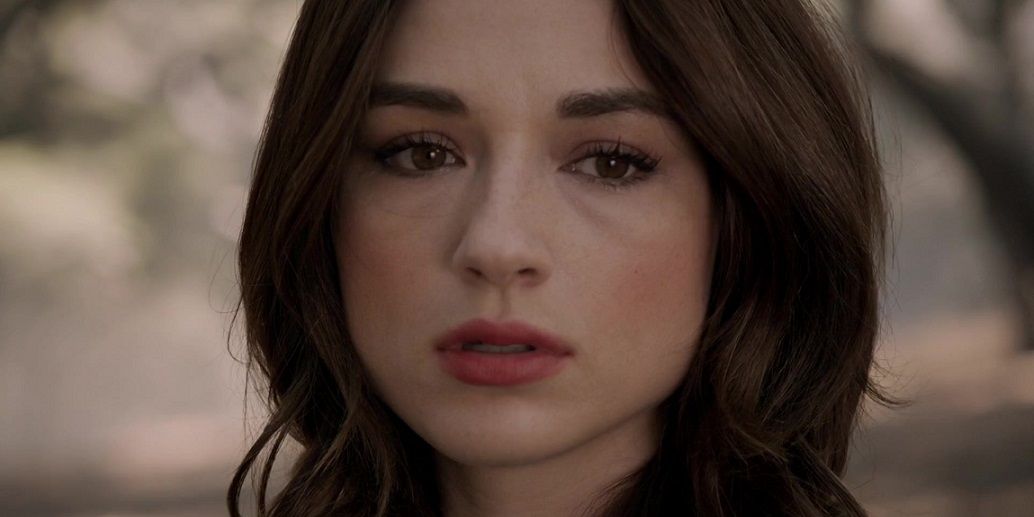 Allison Argent lost in thought in Teen Wolf.