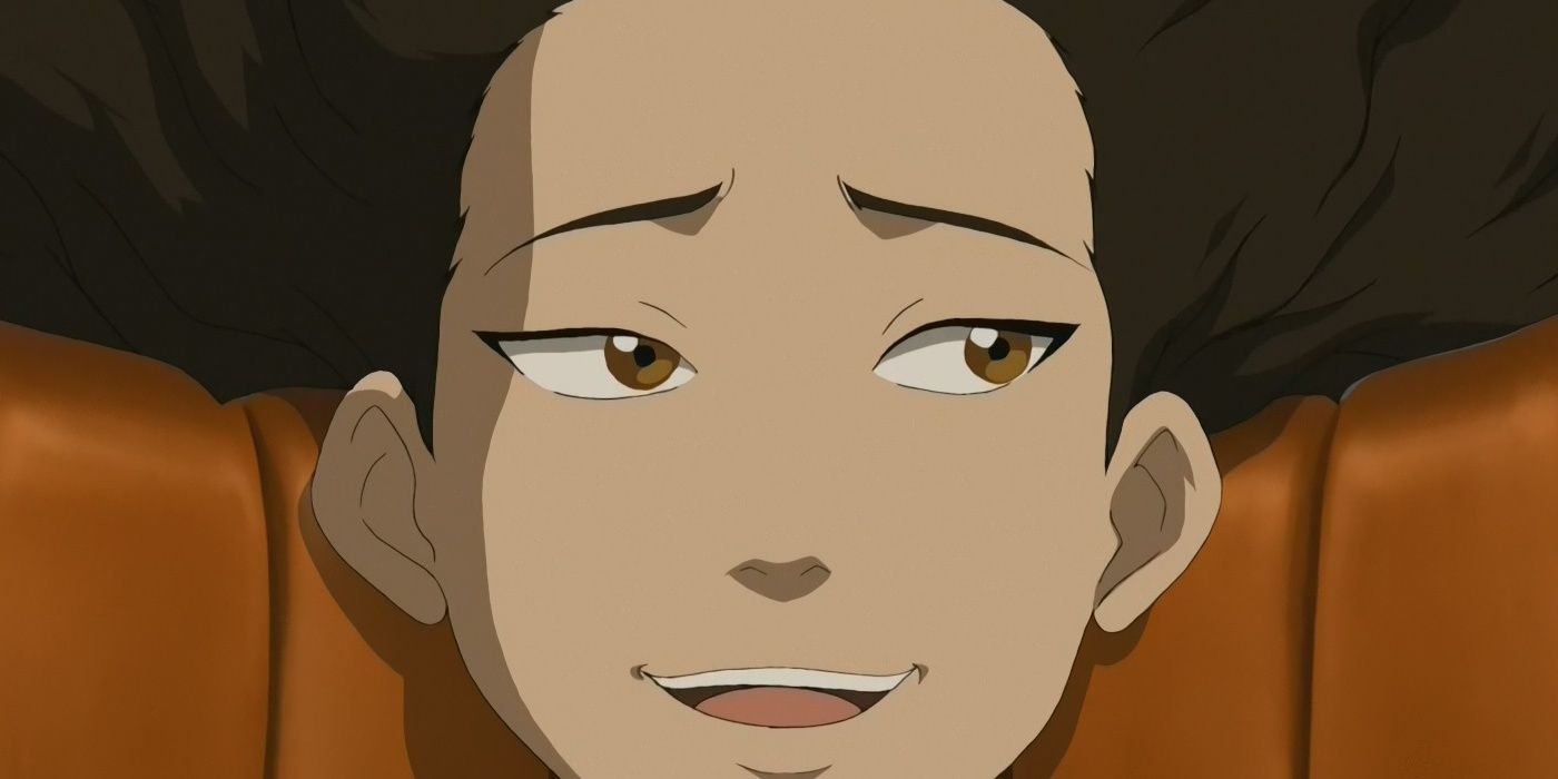 Close up of Azula in Avatar The Last Airbender