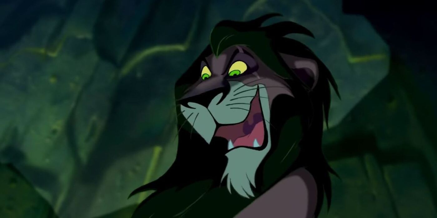 Scar sings Be Prepared in The Lion King