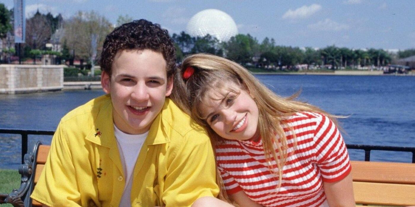 Cory and Topanga at Epcot in Boy Meets World