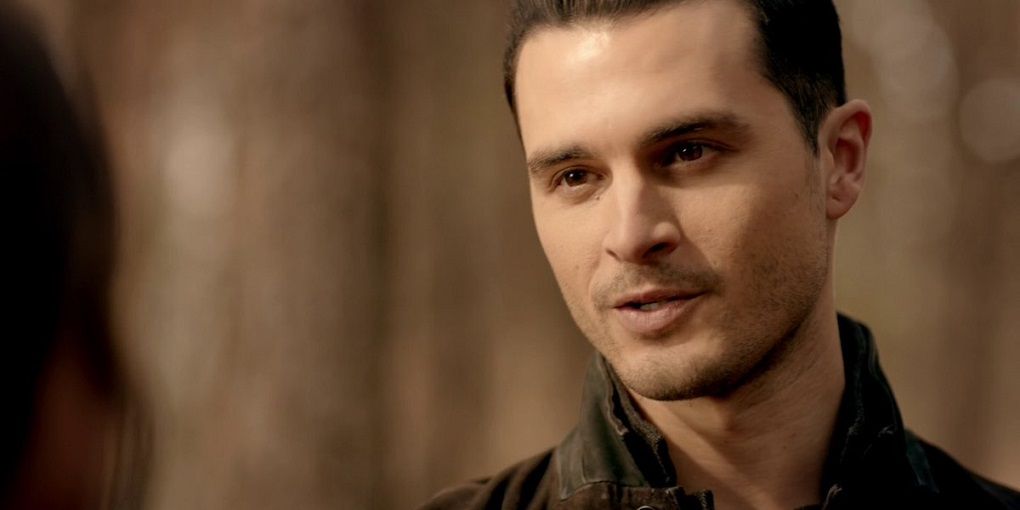 Enzo St. John smiles in The Vampire Diaries