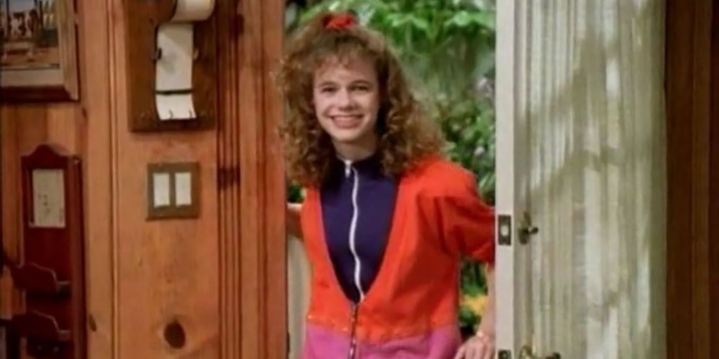 Kimmy Gibbler coming into the Tanner house on Full House