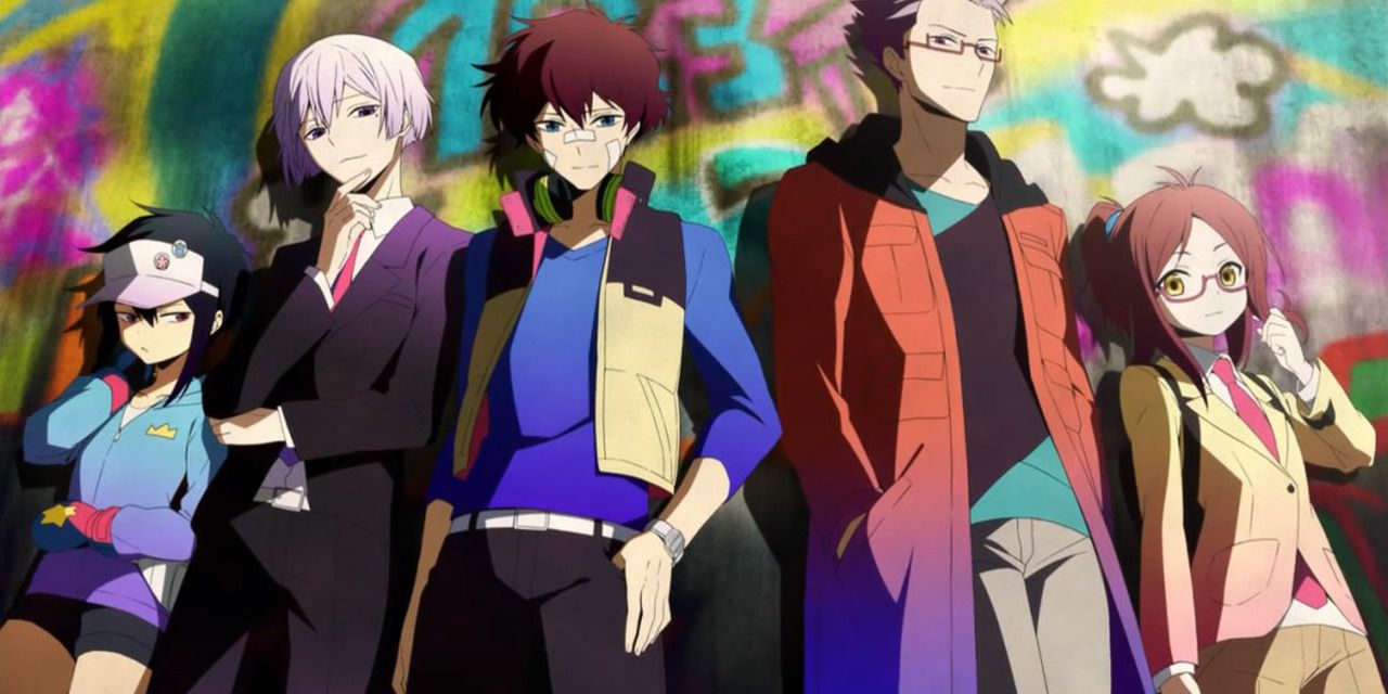 Characters from the Hamatora anime series.