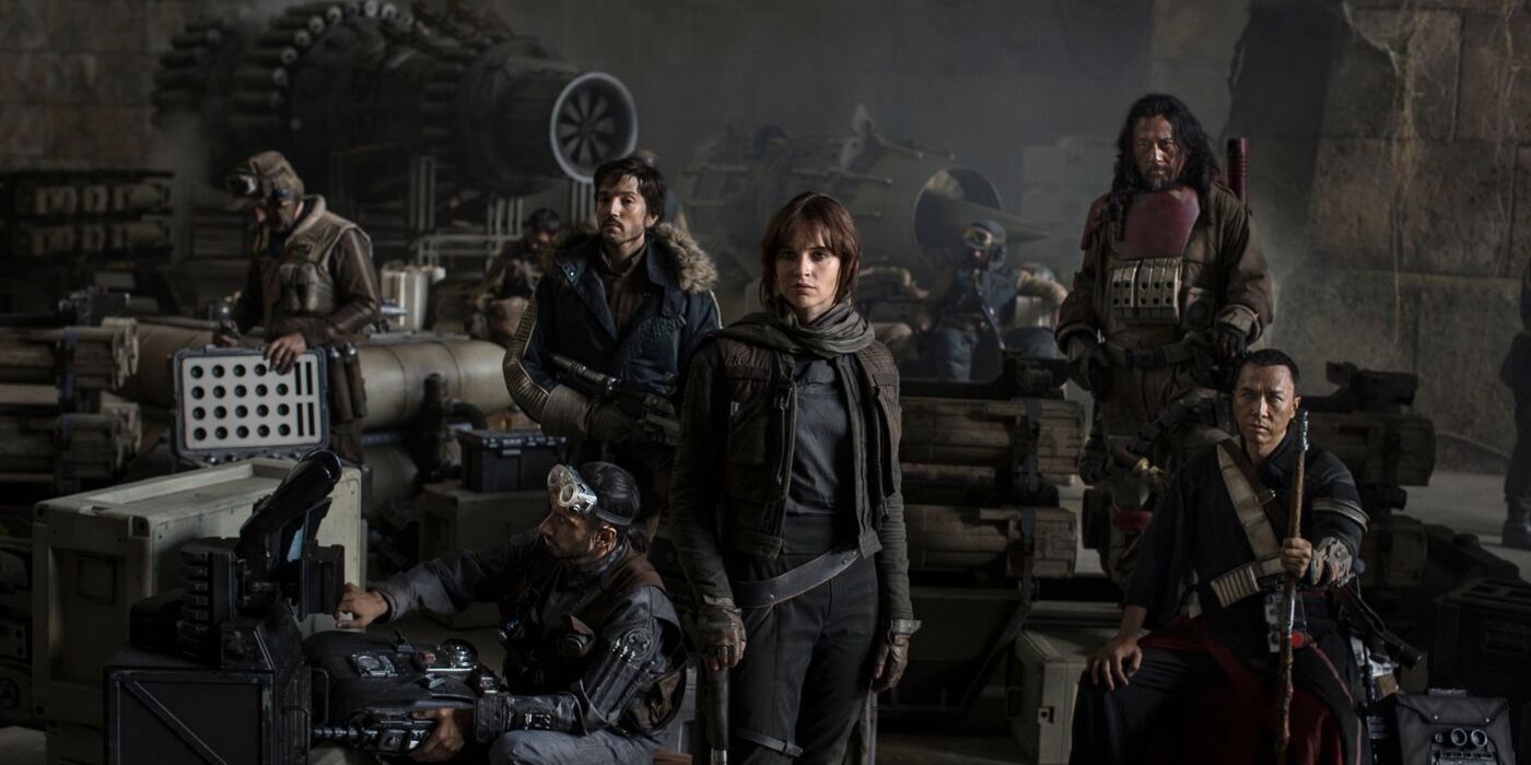 Jyn Erso and the team