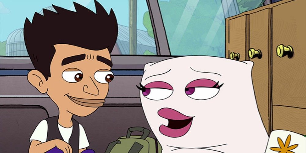 Jay and Pam the pillow talking in Big Mouth