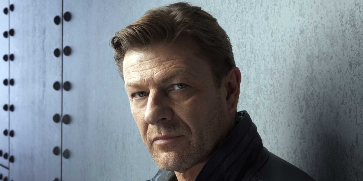 Sean Bean poses in a promotional photo for the show Legends