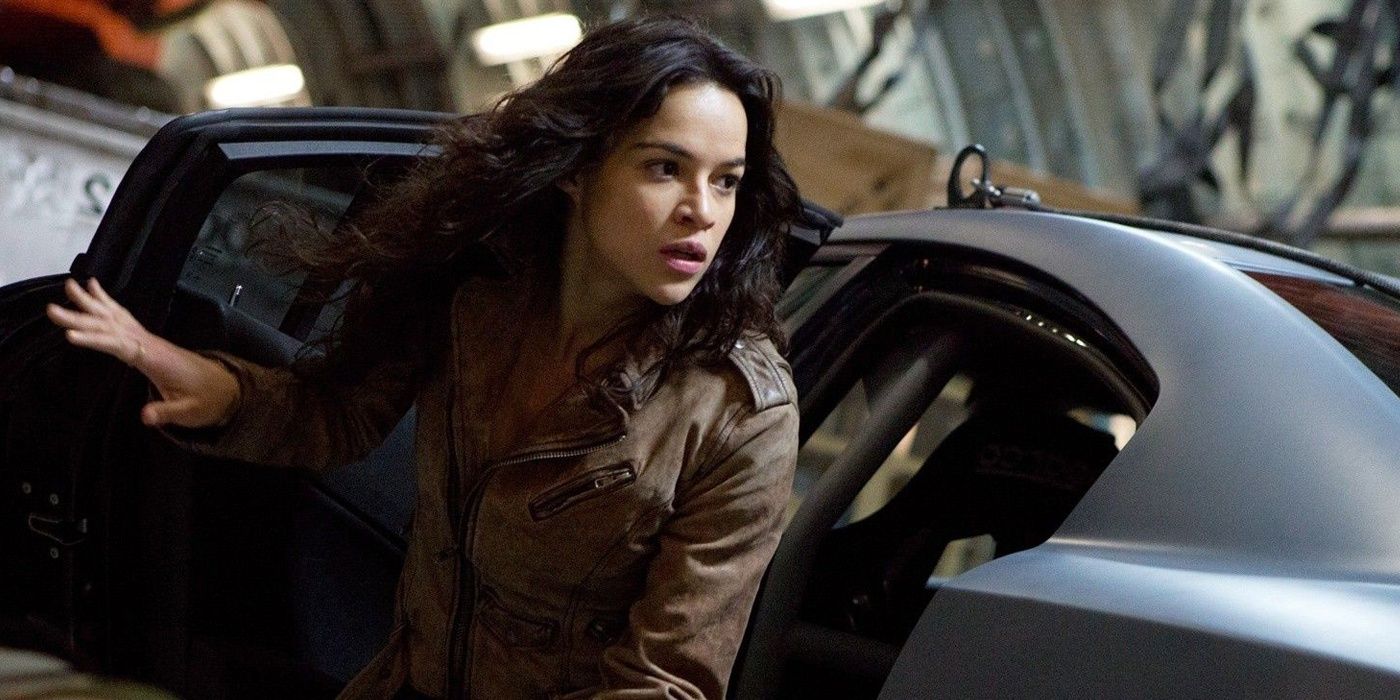 Michelle Rodriguez in The Fate of the Furious