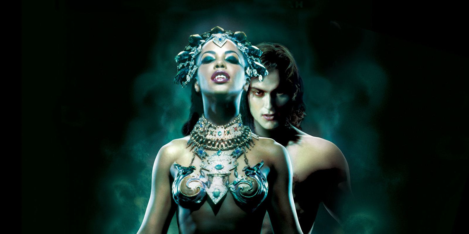 Akasha appears revived in a promotional poster for Queen Of The Damned