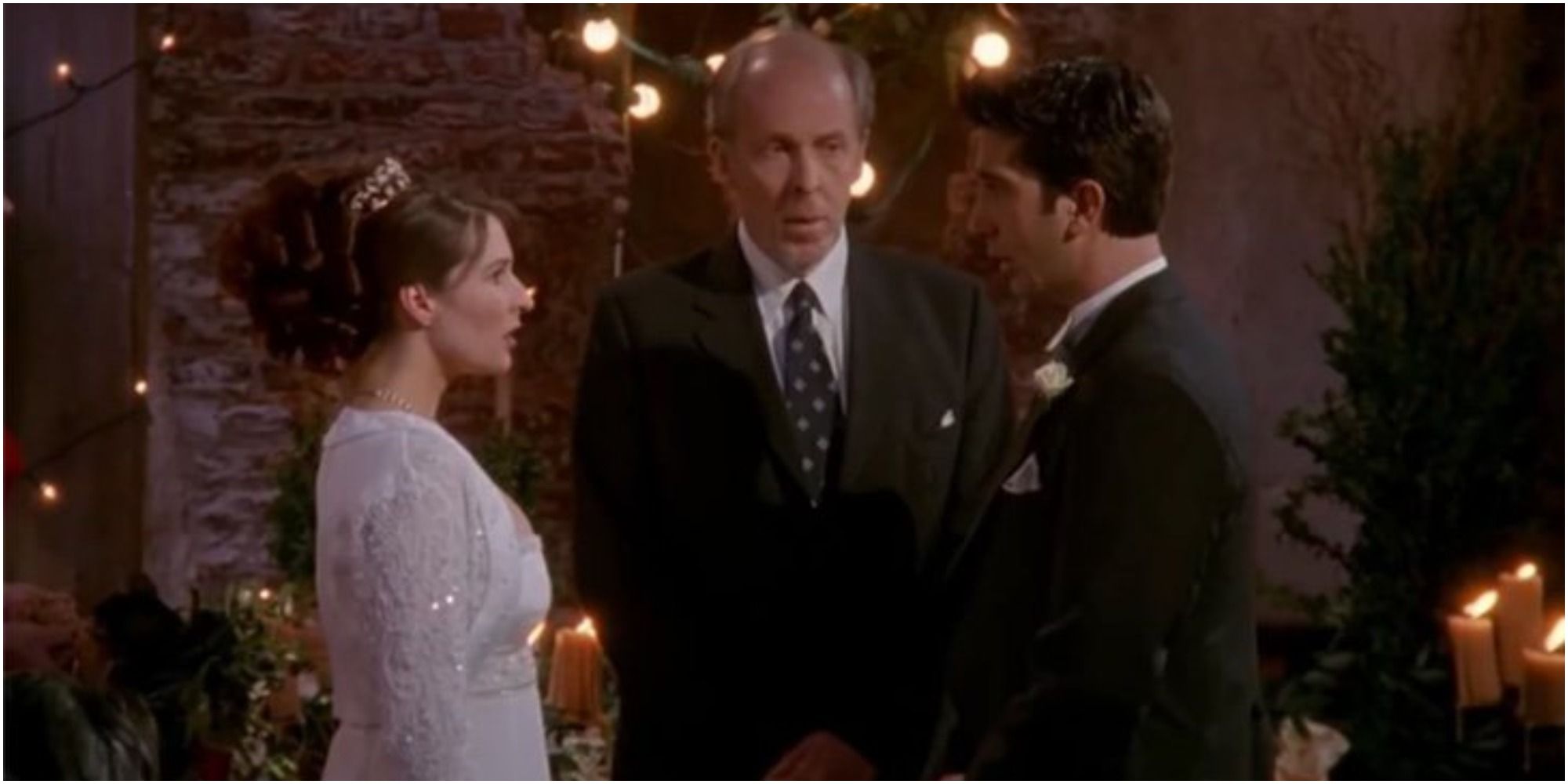 Ross and Emily at their wedding