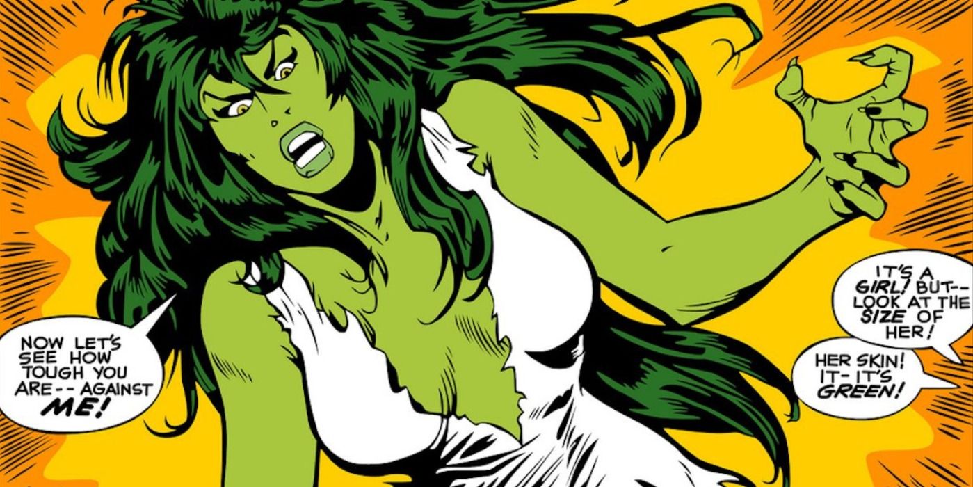 Jennifer Walters becomes She-Hulk in Marvel Comics.