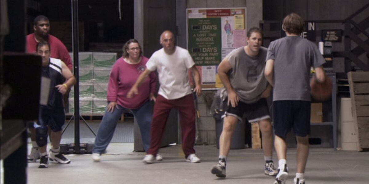 the office basketball game