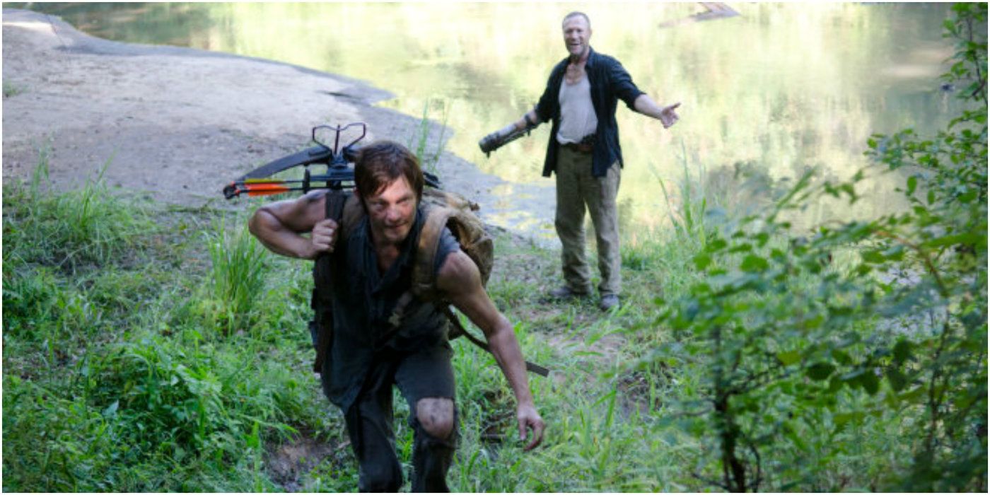 Daryl and Merle in The Walking Dead