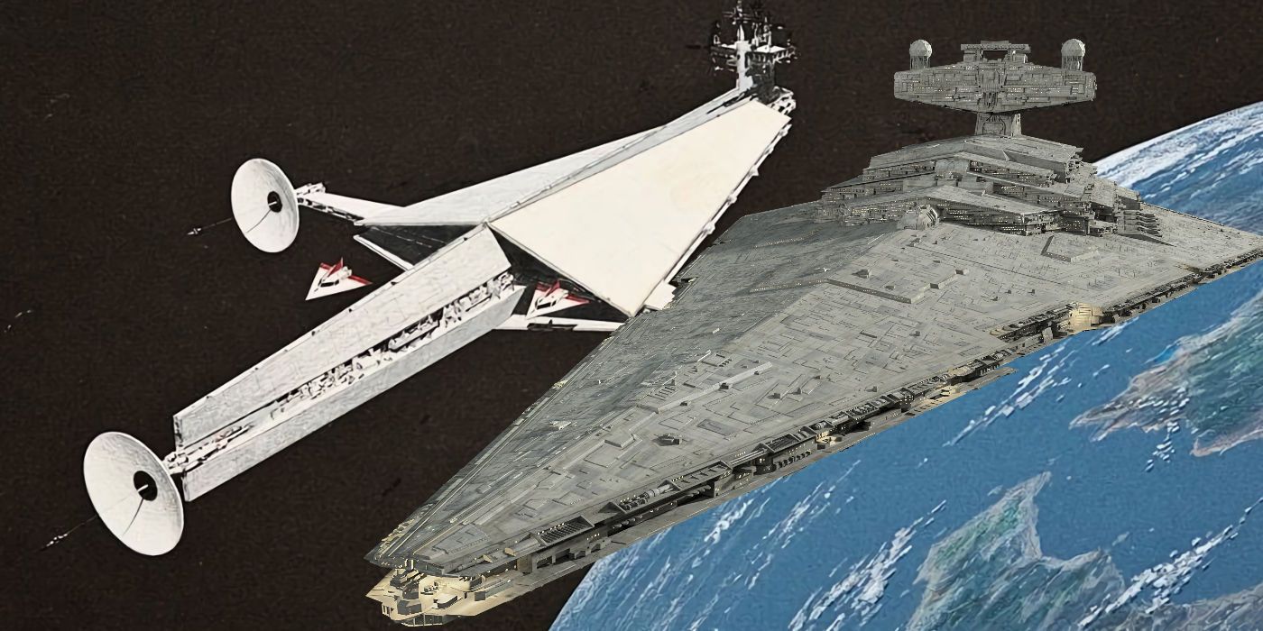 A New Hope Concept Art and Star Wars Star Destroyer