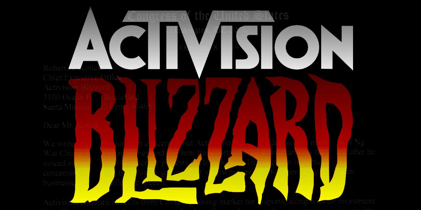 Congress Letter To Blizzard