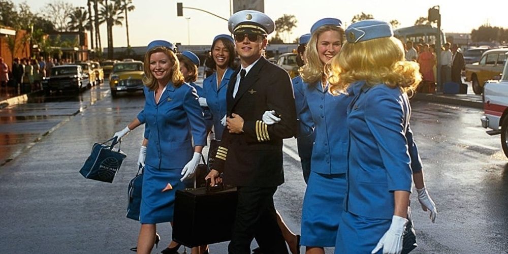 Frank with attendants in Catch Me If You Can