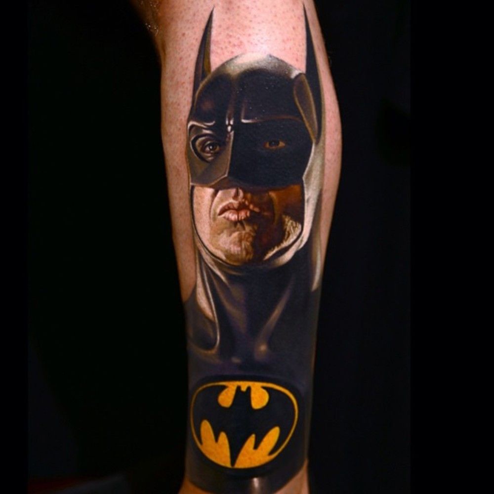 First tattoo for my Batman sleeve. Any ideas for what should go around it?  : r/batman