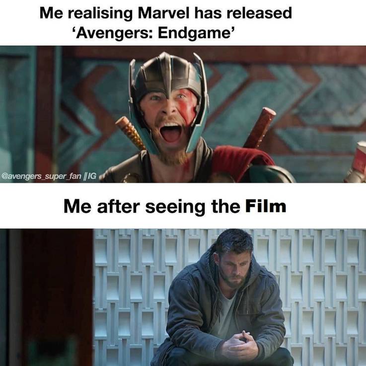 Before and After in Thor Memes