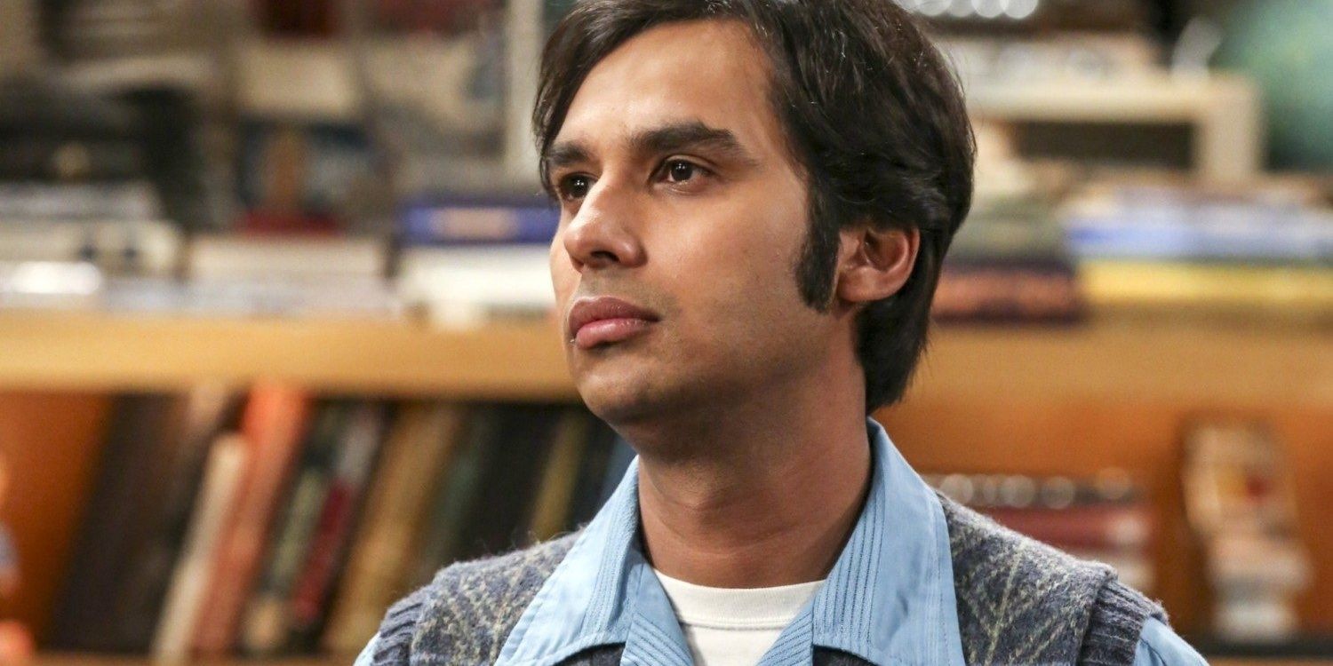 Raj looking serious on The Big Bang Theory