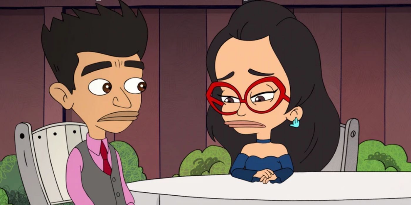 Jay and Ali sitting together on Big Mouth.