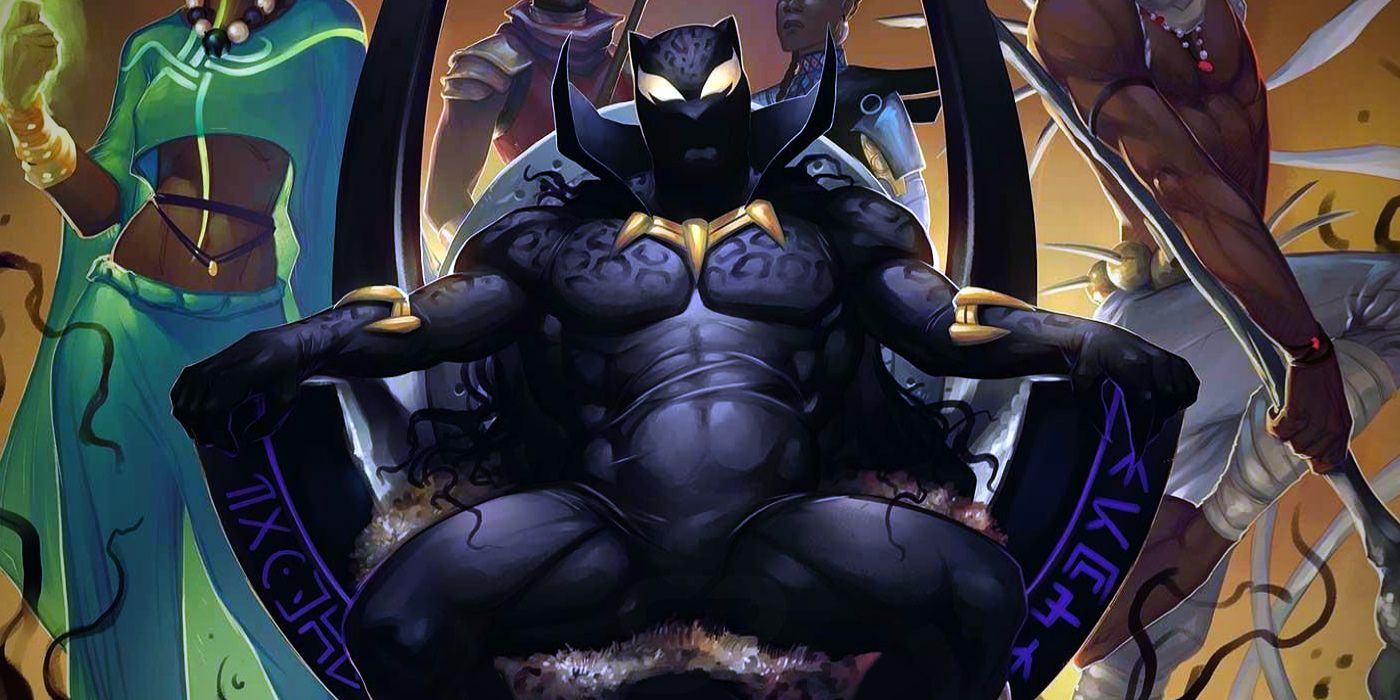Black Panther Venom Comic Cover