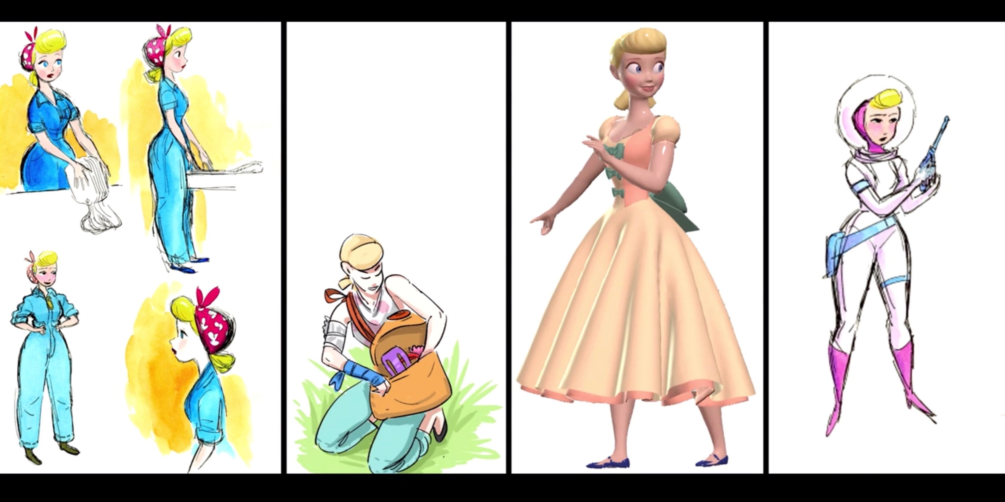 Bo Peep Concept Art in Toy Story 4