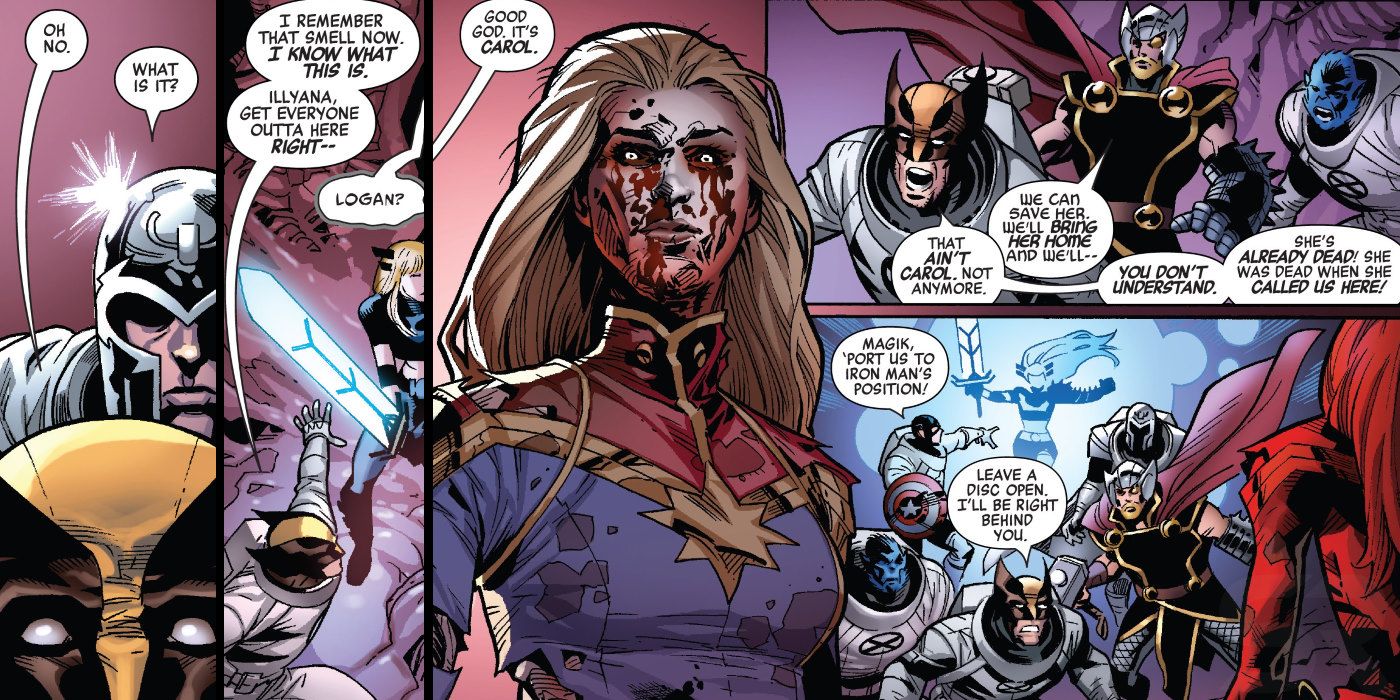 Captain Marvel Zombies Resurrection Comic