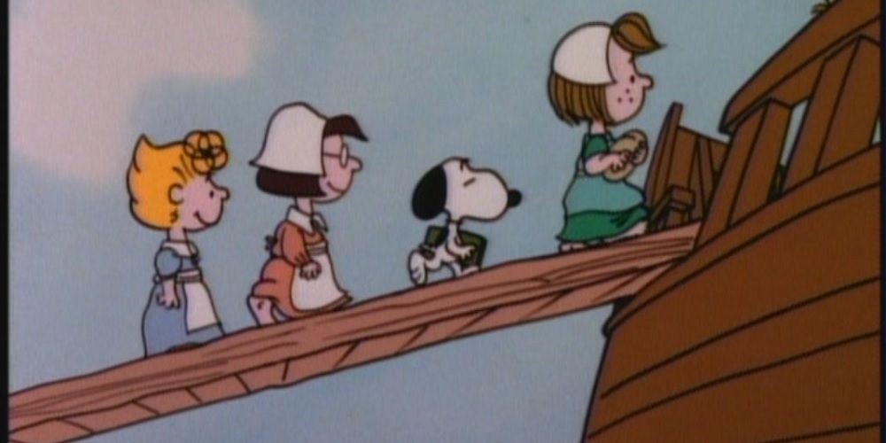 Charlie Brown The Mayflower Voyagers