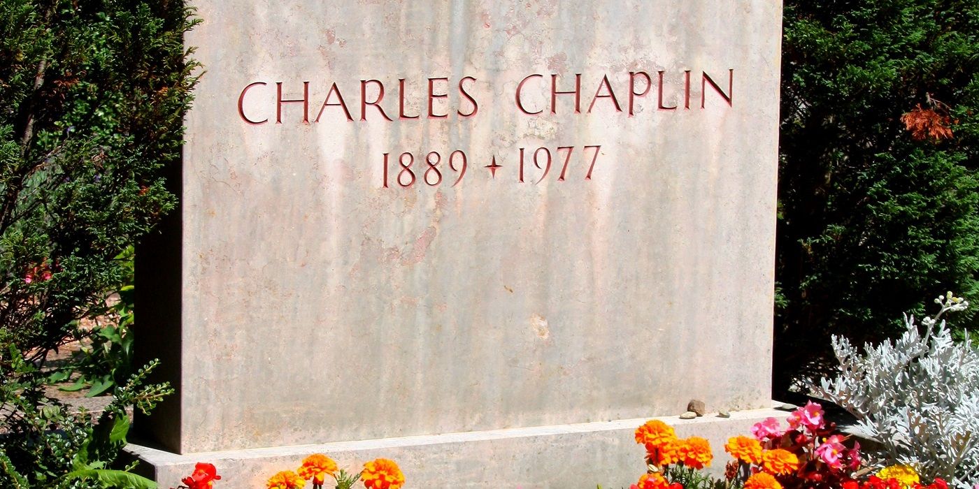 Charlie Chaplin's grave