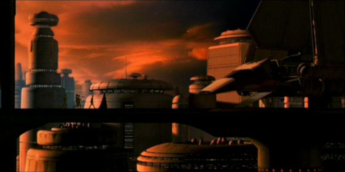 Cloud City buildings in Star Wars: Special Edition