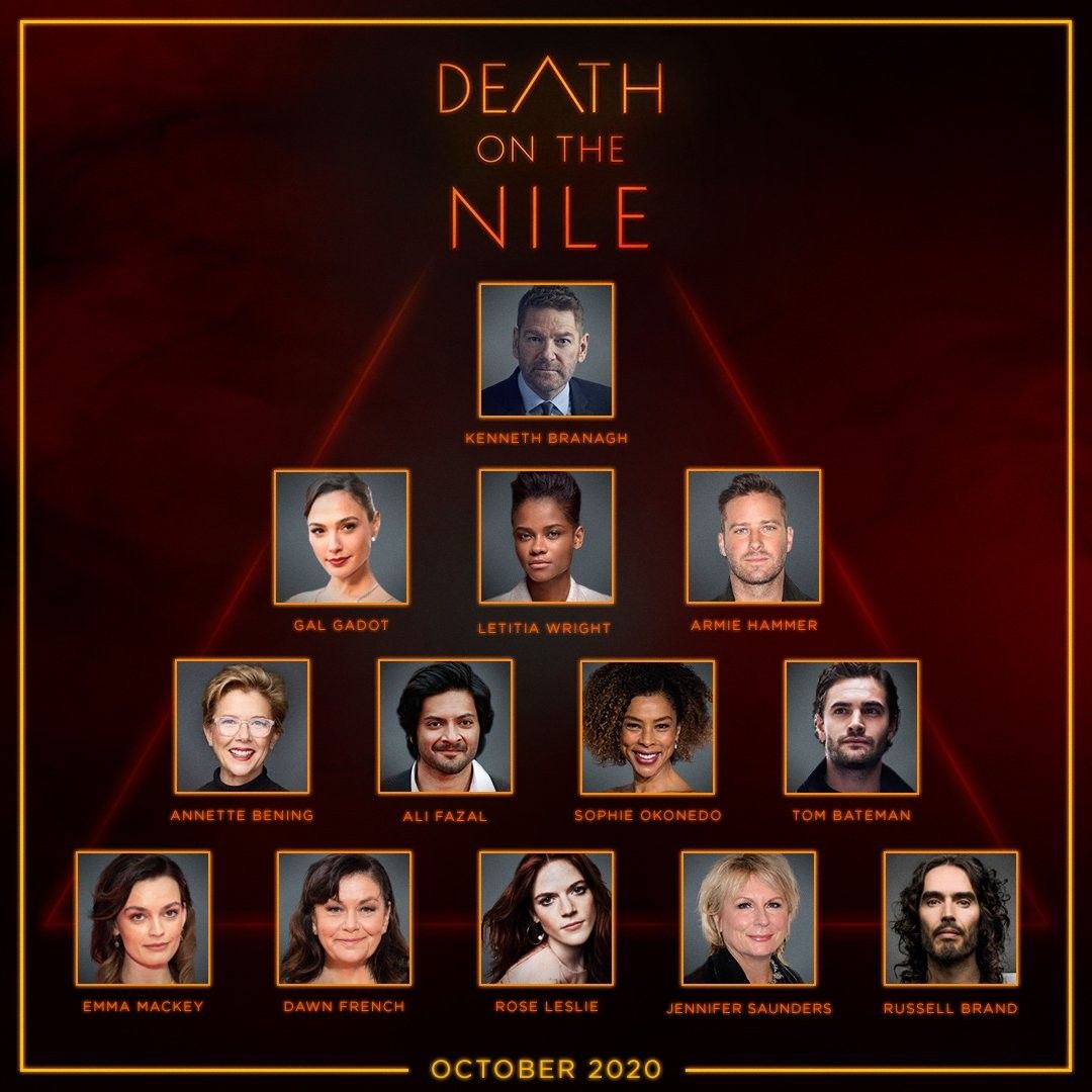 Death on the Nile’s Massive Cast Confirmed as Filming Begins