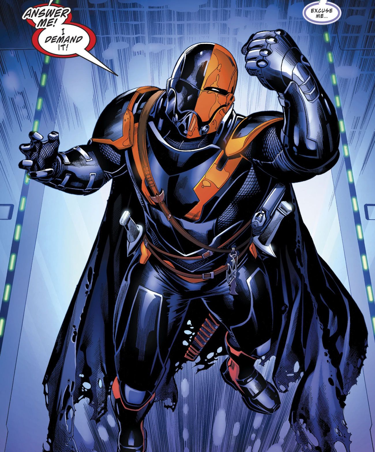 Deathstroke in Darth Vader Armor