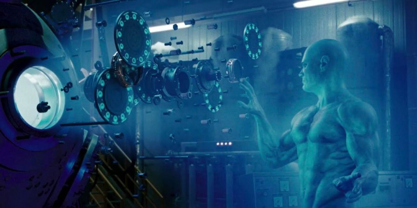 Doctor Manhattan with energy reactor