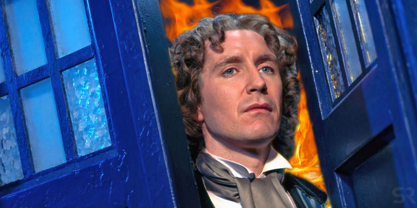 Doctor Who Paul McGann With Fire