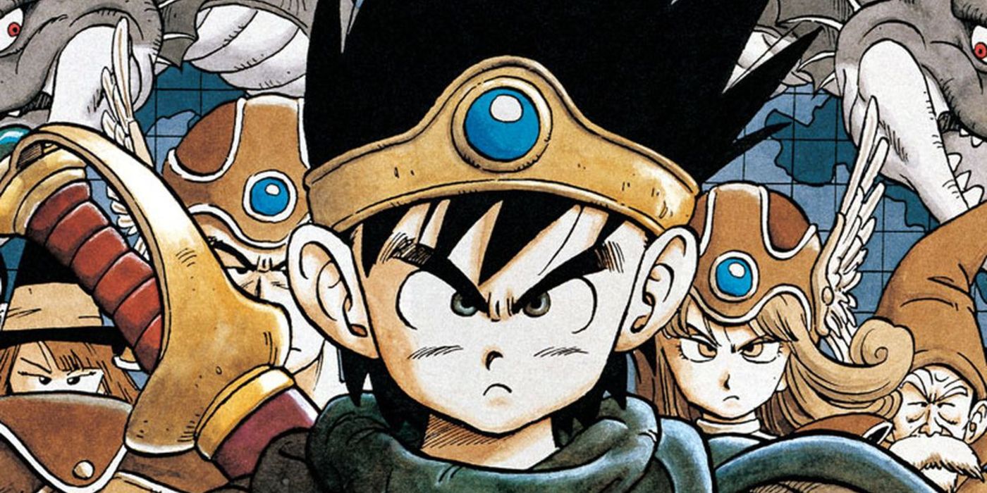 Artwork for the original Dragon Quest III with the heroes