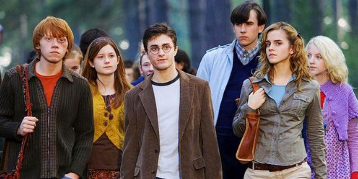 Harry and his friends leave Hogwarts in Harry Potter and the Order OF The Phoenix