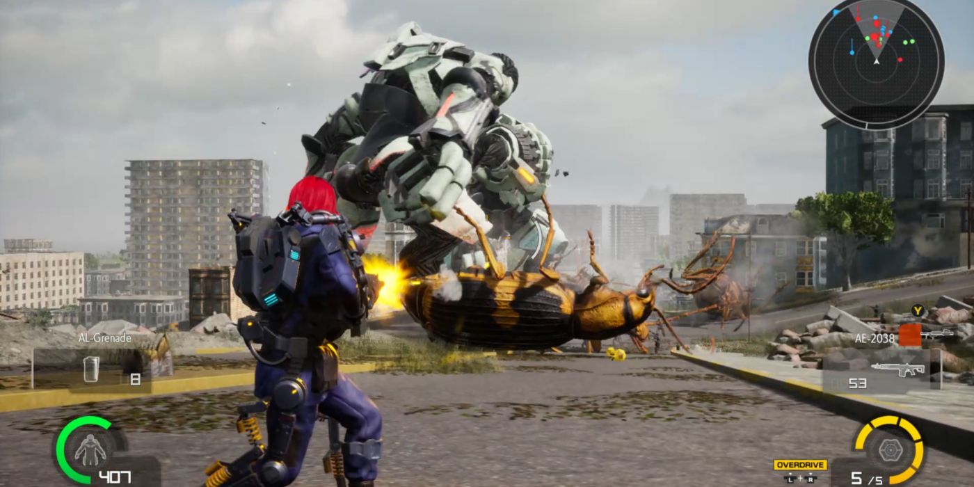 Robots and giant roaches