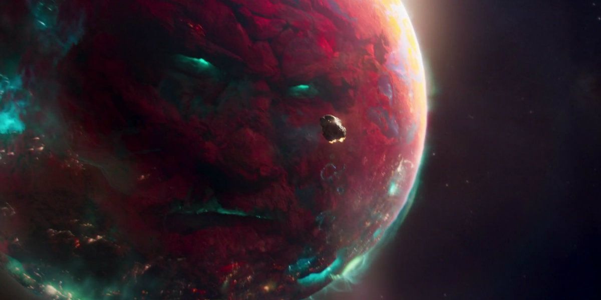 Ego's planet in Guardians of the Galaxy Vol 2