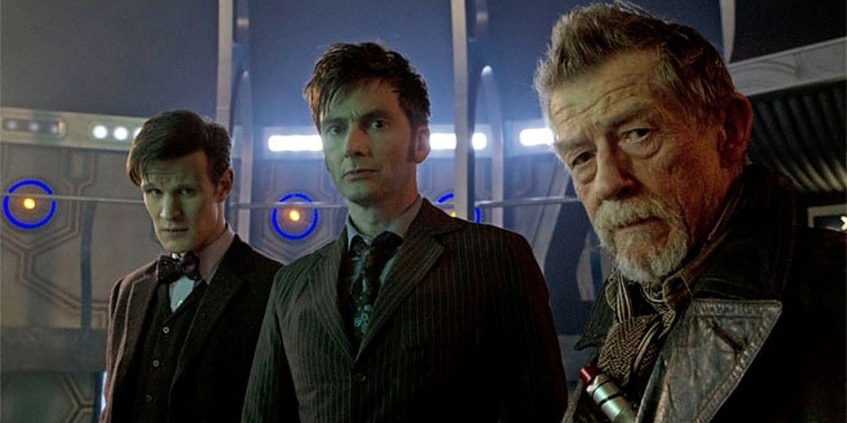 The Eleventh, Tenth, and the War Doctor in Doctor Who
