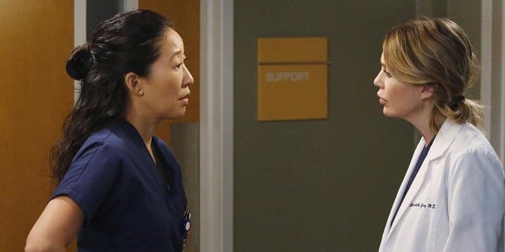 Cristina argues with Meredith over their conflicting interests