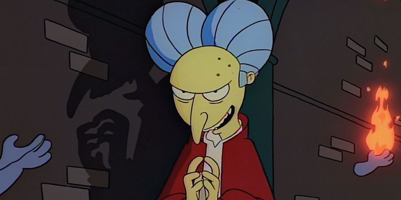 Mr. Burns appears as Dracula in Treehouse of Horror IV