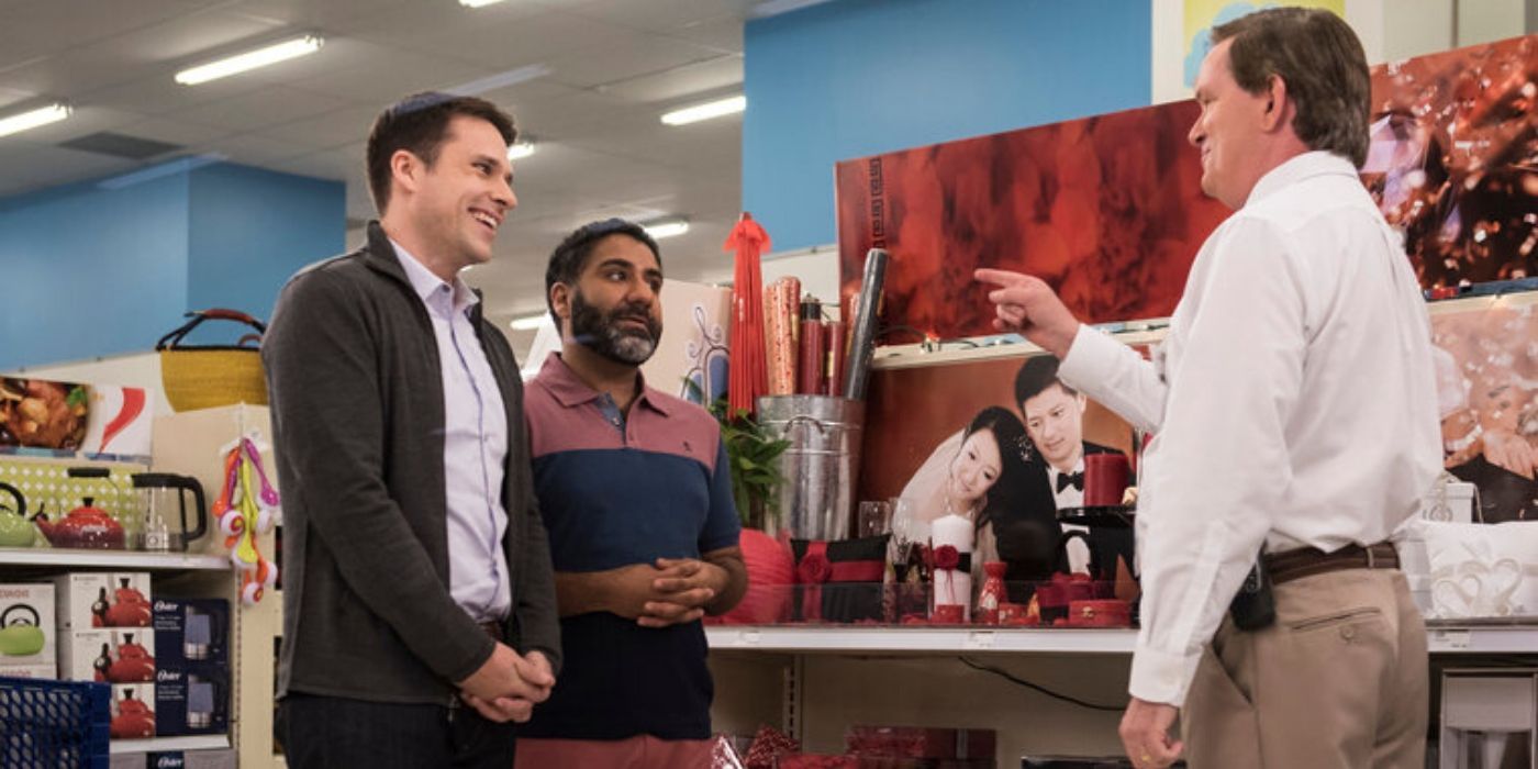 Entry 3_Superstore Mark McKinney Glenn with Parvesh Cheena as Russell and Bryan Safi as Andy