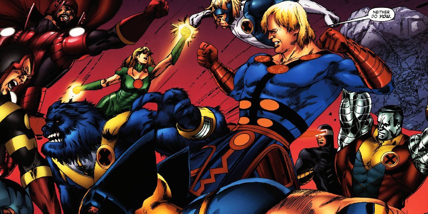 Eternals X-Men Ikaris Beast Druig Colossus Angel