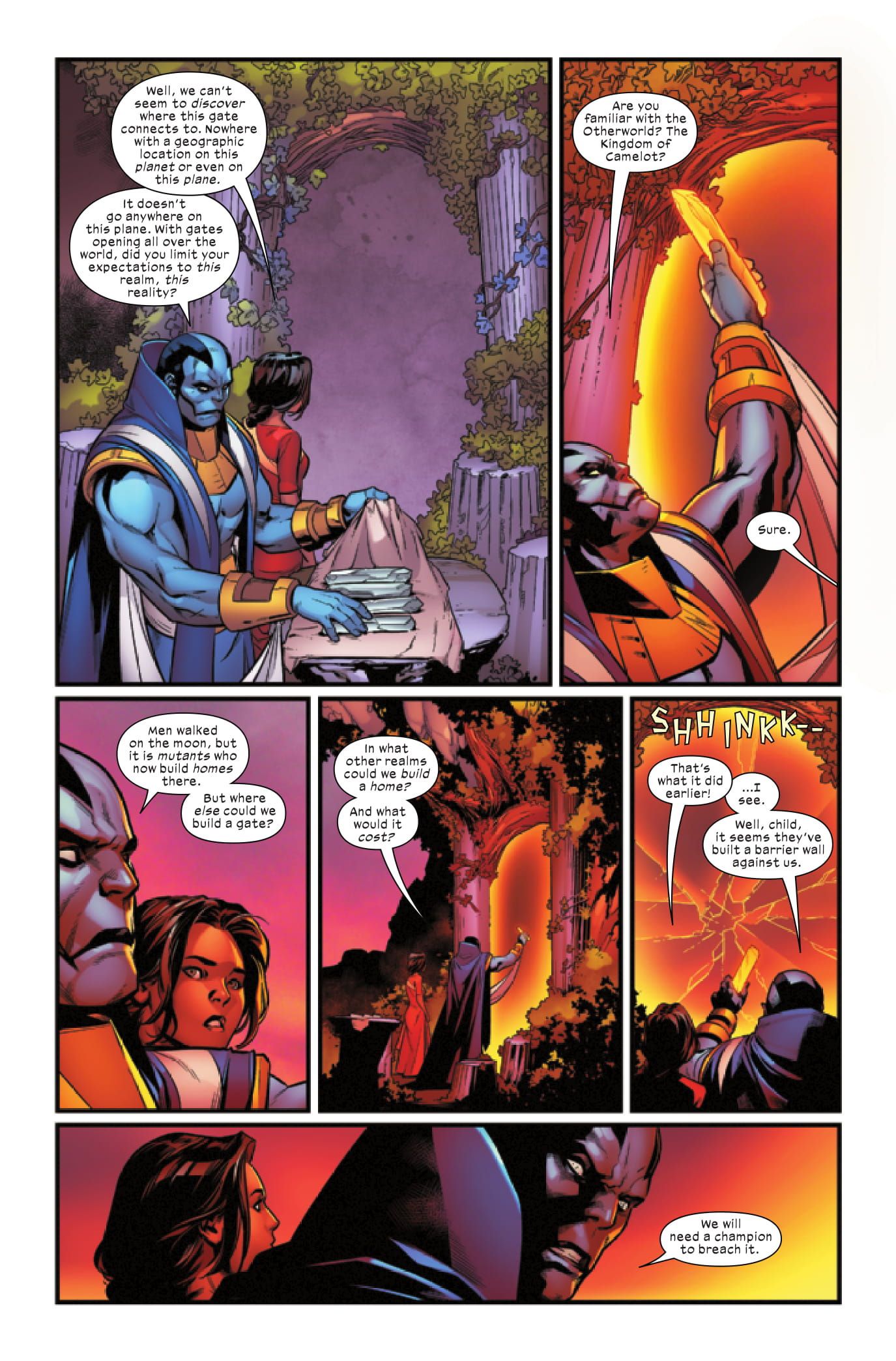 Excalibur X-Men Comic Preview 3