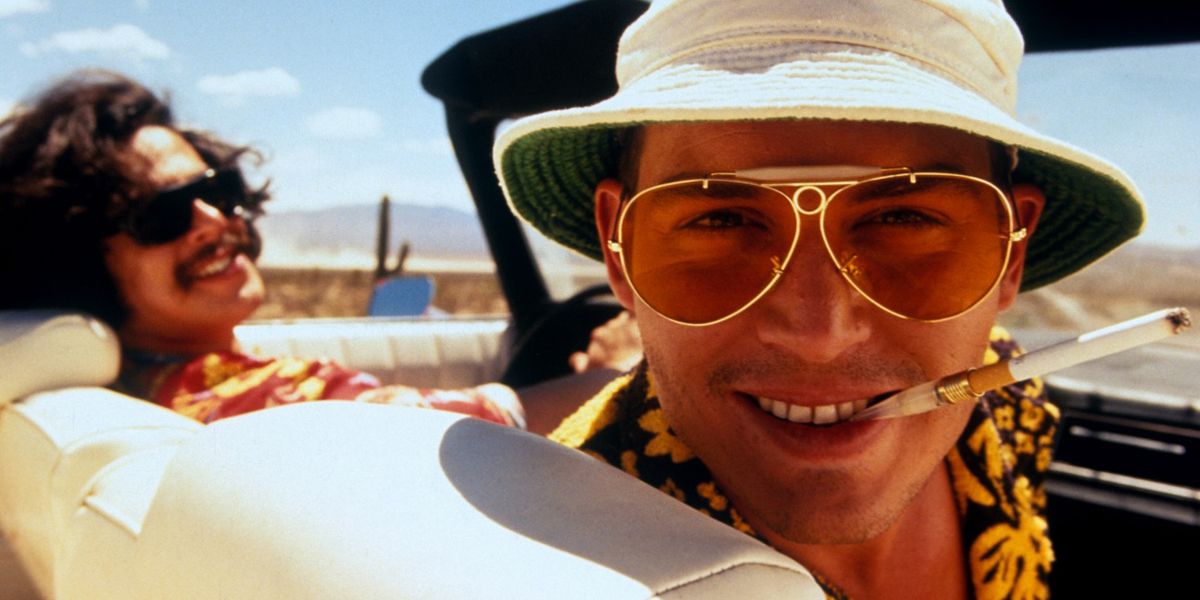 Raoul Duke and Dr. Gonzo in Fear and Loathing in Las Vegas