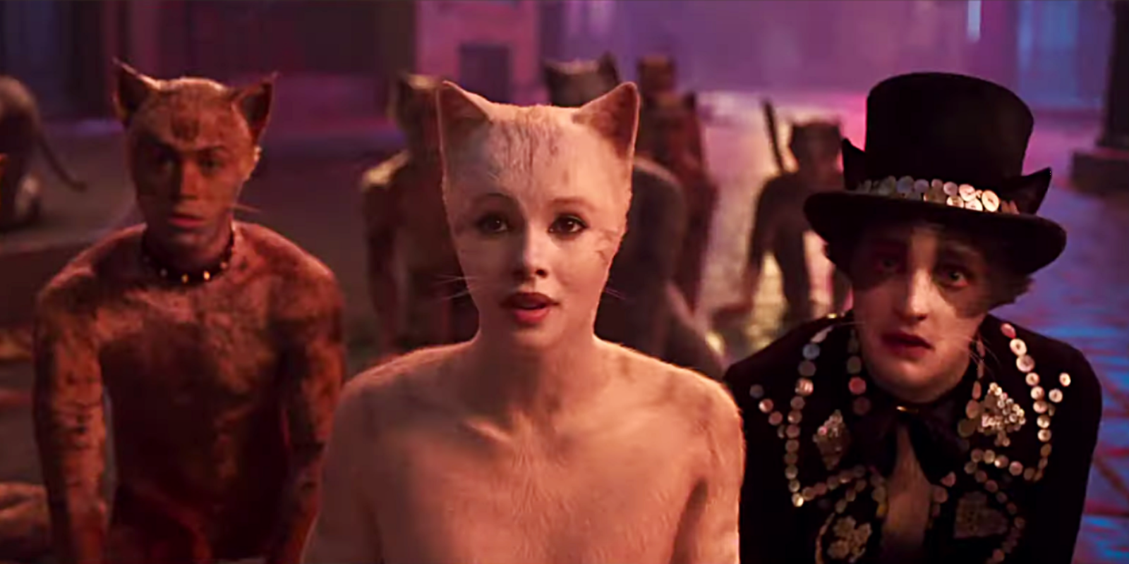 Humanoid cats in the movie Cats