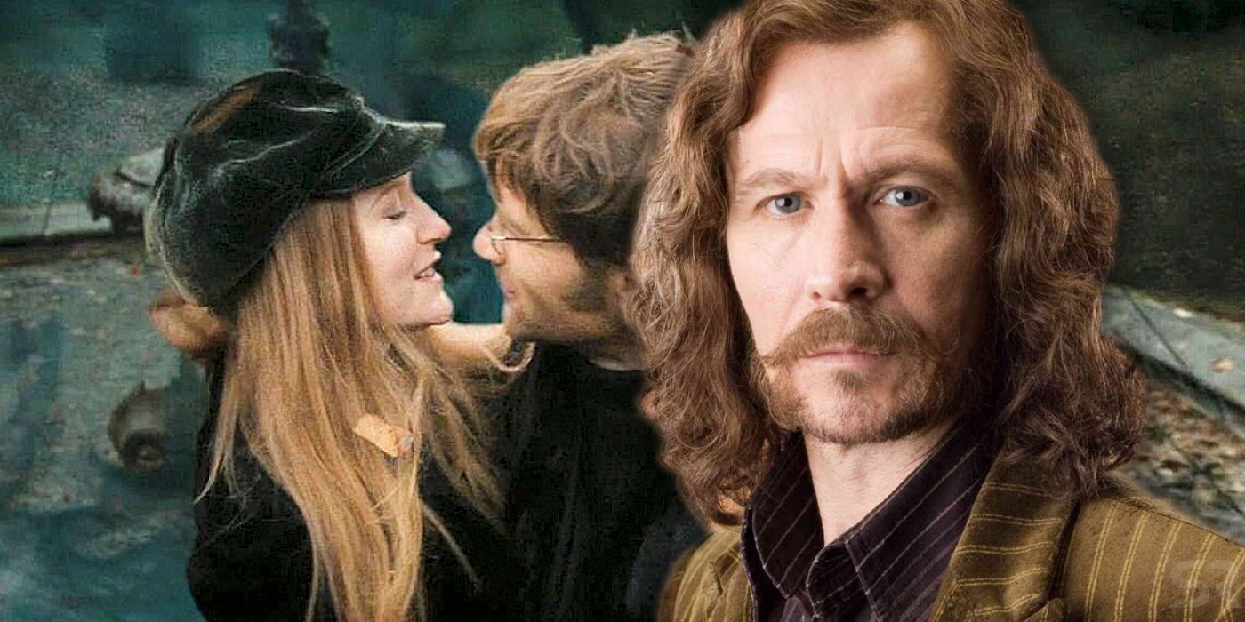 Gary Oldman as Sirius Black with the Potters