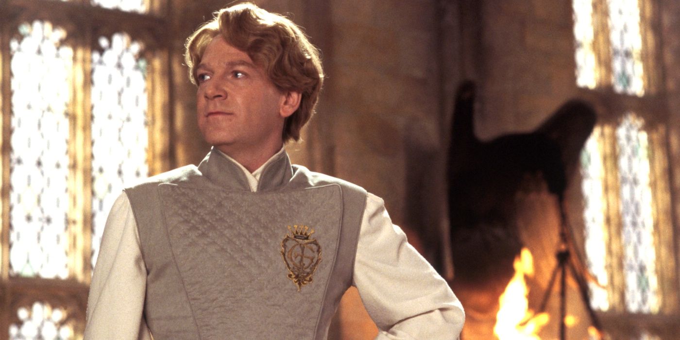 Gilderoy Lockhart at the duelling club in Chamber of Secrets