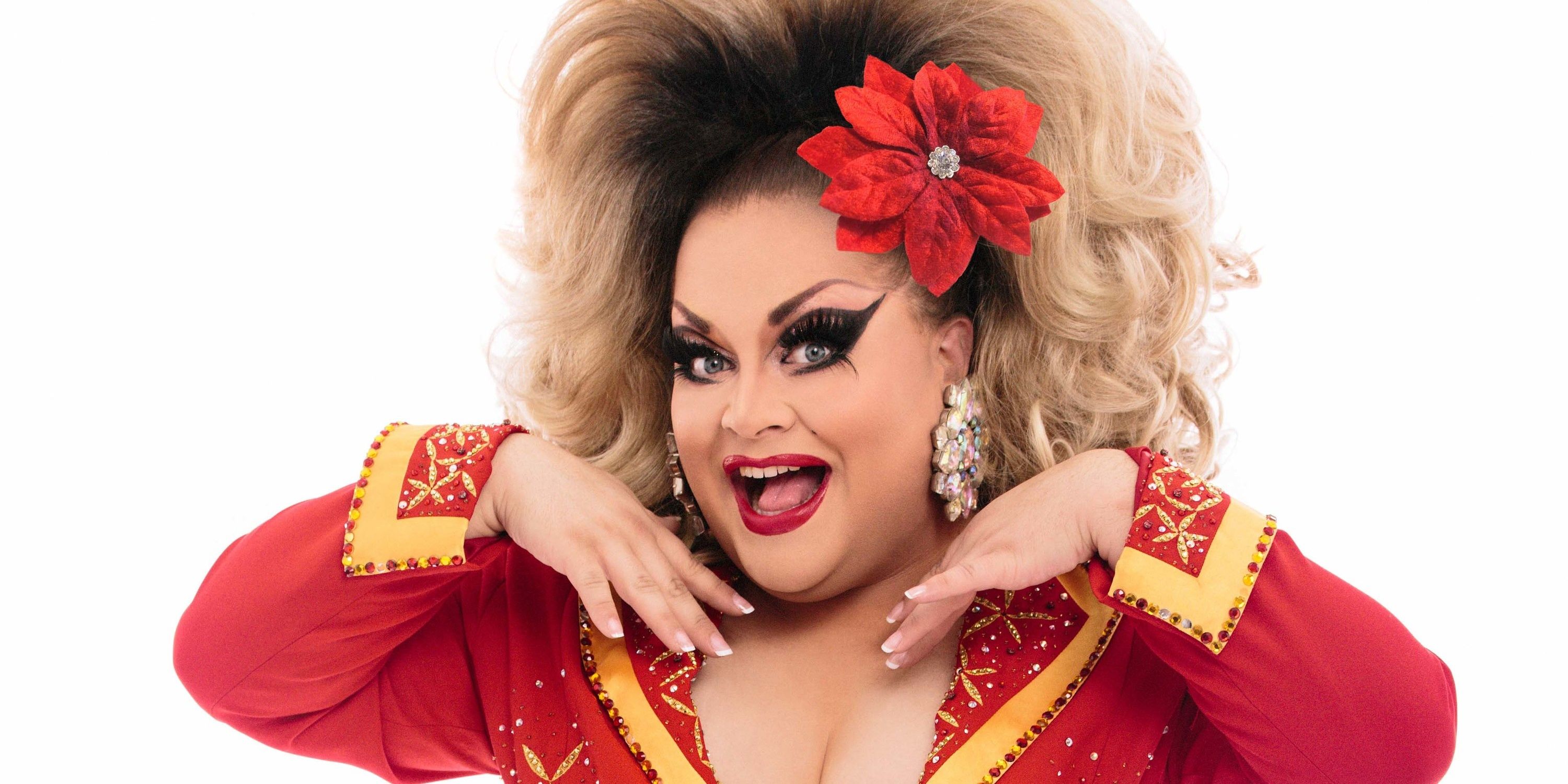 Ginger Minj smiles and poses for a photo